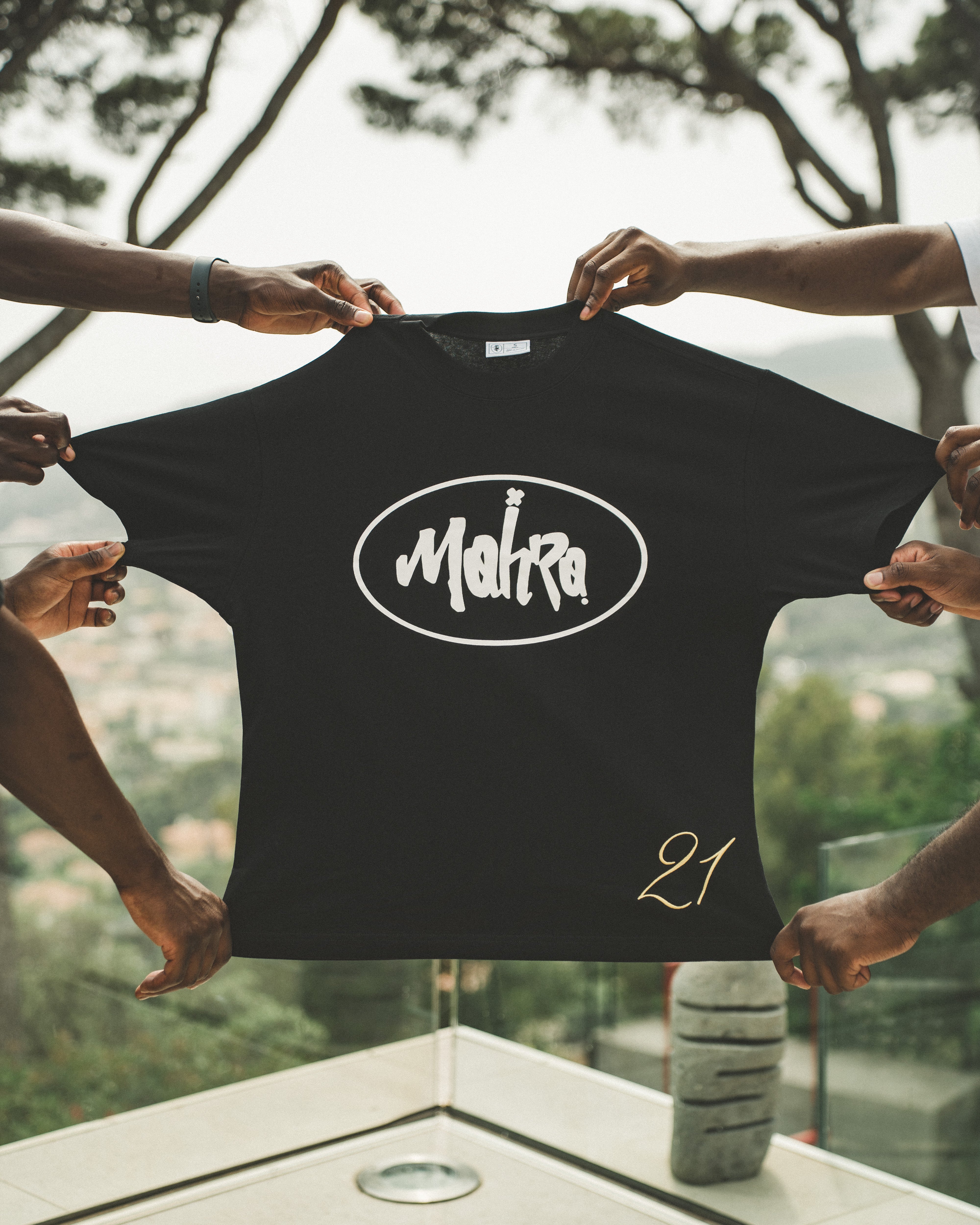 T-Shirt Noir Blanc