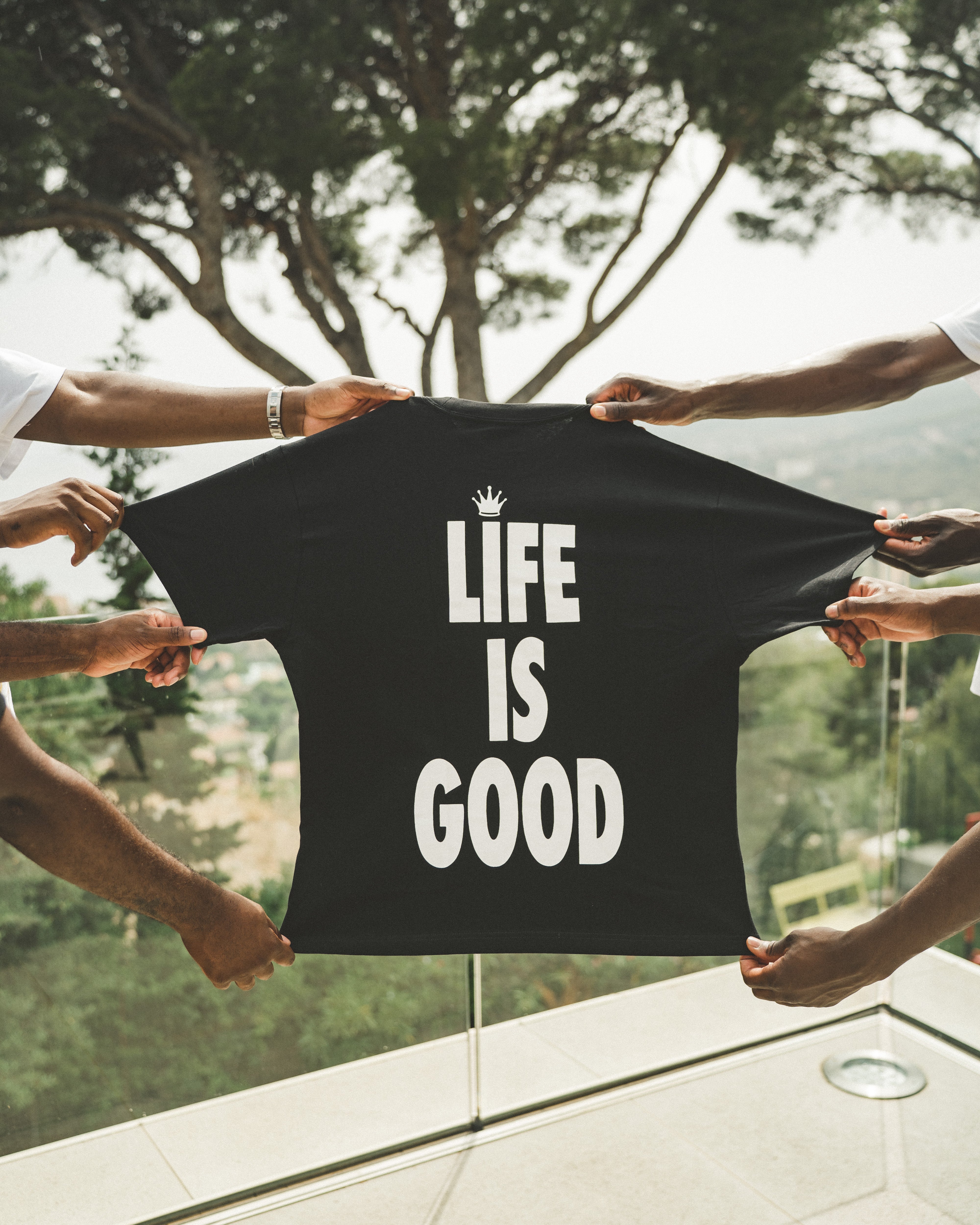 T-Shirt Noir Blanc