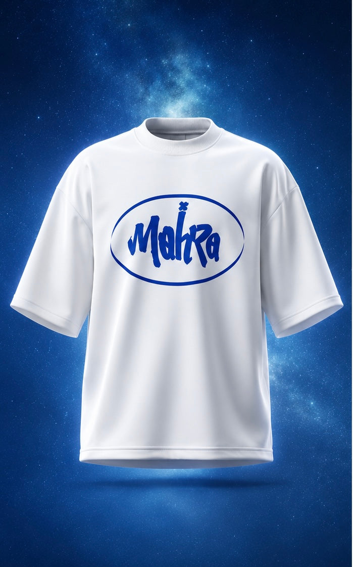 T-shirt Blanc bleu