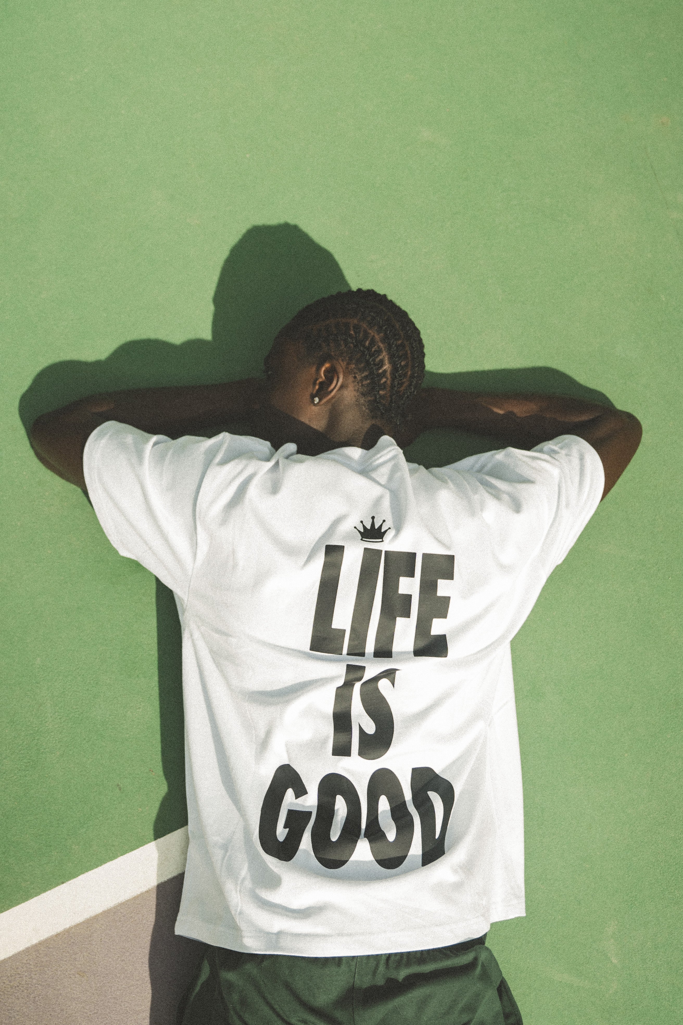 T-shirt Blanc Noir